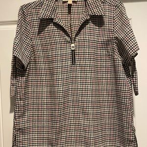 Houndstooth Michael Kors Polo